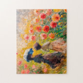 Zwei Frauen in Dahlia Puzzle (Vertikal)