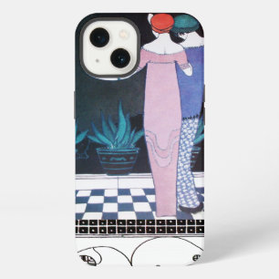 ZWEI FRAUEN IN DER NACHT Art Deco Schönheit Mode iPhone Hülle