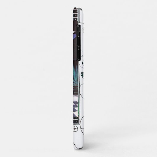 ZWEI FRAUEN IN DER NIGHT Art Déco Schönheitsmode Case-Mate iPhone Hülle (Hinten/Links)