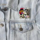Zwei Frauen in Liebe | Pride Kiss Button (Beispiel)