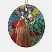 Zwei Frauen Klassik Keramikornament (Links)