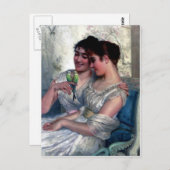 zwei Frauen lieben Vogelschwestern Postkarte (Vorne/Hinten)
