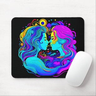Zwei Frauen Mousepad