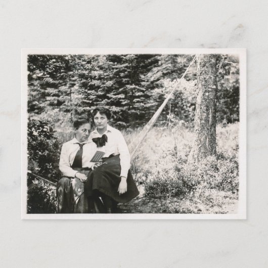 Zwei Frauen Postkarte (Vorderseite)