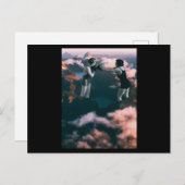 Zwei Frauen spielen Boxen. Collage Art. Postkarte (Vorne/Hinten)