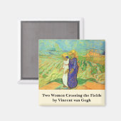 Zwei Frauen überqueren die Felder von Vincent van Magnet (Vorderseite/Rückseite)