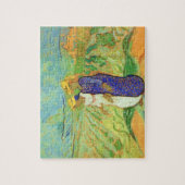 Zwei Frauen überqueren die Felder von Vincent van Puzzle (Vertikal)