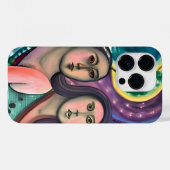 Zwei Frauen unter dem Mond Case-Mate iPhone Hülle (Rückseite (Horizontal))