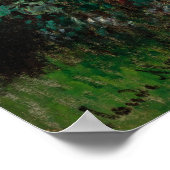 Zwei Frauen unter den Blume, 1875 (Öl auf Leinwand Poster (Ecke)