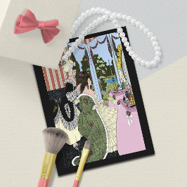 Zwei Frauen von Aubrey Beardsley Postkarte