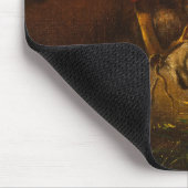 Zwei Freunde (Donkey und Lamm) (Landtiere) Mousepad (Ecke)
