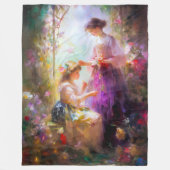 Zwei Freunde Fleecedecke (Vorderseite)