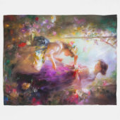 Zwei Freunde Fleecedecke (Vorderseite (Horizontal))