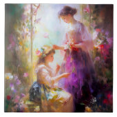 Zwei Freunde Fliese (Vorderseite)