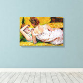 Zwei Freunde Gemälde von Henri de Toulouse-Lautrec Leinwanddruck (Insitu (Holzboden))