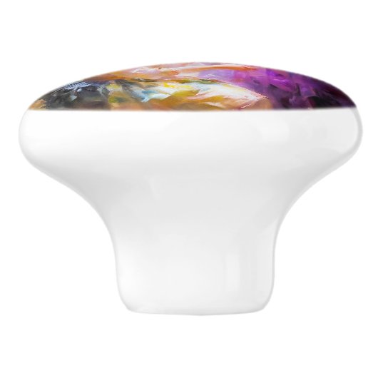 Zwei Freunde Keramikknauf (Seitenansicht)