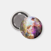 Zwei Freunde Magnet (Vorderseite/Rückseite)