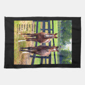 Zwei Freunde mit Sprichwörtern 18:24 Geschirrtuch (Horizontal)