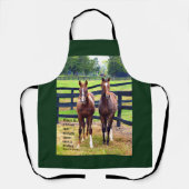 Zwei Freunde mit Sprichwörtern 18:24 Schürze (Vorderseite)