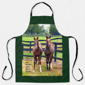 Zwei Freunde mit Sprichwörtern 18:24 Schürze (Vorderseite)