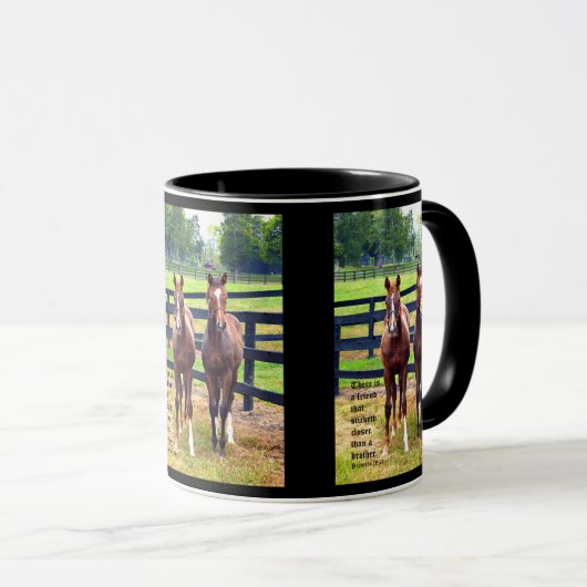 Zwei Freunde mit Sprichwörtern 18:24 Tasse (VorderseiteRechts)