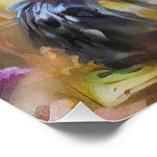 Zwei Freunde Poster (Ecke)