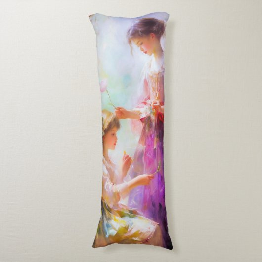 Zwei Freunde Seitenschläferkissen (Vorderseite Vertikal)