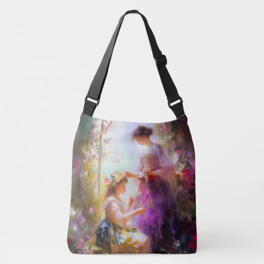 Zwei Freunde Tragetaschen Mit Langen Trägern (Vorderseite)