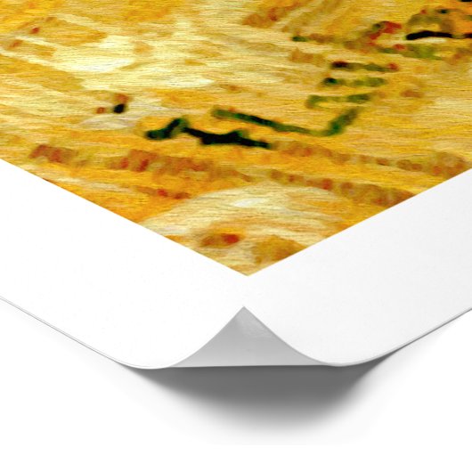 Zwei Freunde von Henri de Toulouse-Lautrec Poster (Ecke)