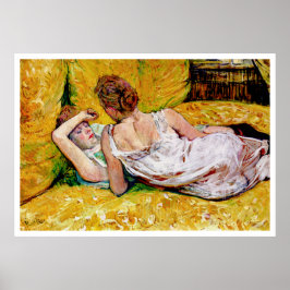 Zwei Freunde von Henri de Toulouse-Lautrec Poster