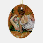 Zwei Freunde von Toulouse-Lautrec (Version 2) Keramikornament (Rechts)