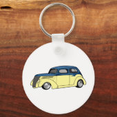 Zwei Frisierte Autos Schlüsselanhänger (Vorderseite)