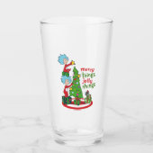 Zwei fröhliche Dinge, die sich in den Jolly-Dingen Glas (Vorderseite)