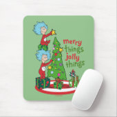 Zwei fröhliche Dinge, die sich in den Jolly-Dingen Mousepad (Mit Mouse)
