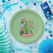 Zwei fröhliche Dinge, die sich in den Jolly-Dingen Pappteller (Party)