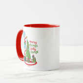 Zwei fröhliche Dinge, die sich in den Jolly-Dingen Tasse (Vorderseite Links)