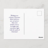 Zwei fröhliche Hippos Postkarte (Rückseite)