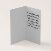 Zwei fröhliche orange-weiße Katzen Weihnachtskarte (Innenseite)