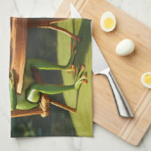 Zwei Frösche mit Tee Geschirrtuch (Viertel Falte)