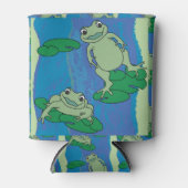 Zwei Froschmuster Dosenkühler (Vorderseite)