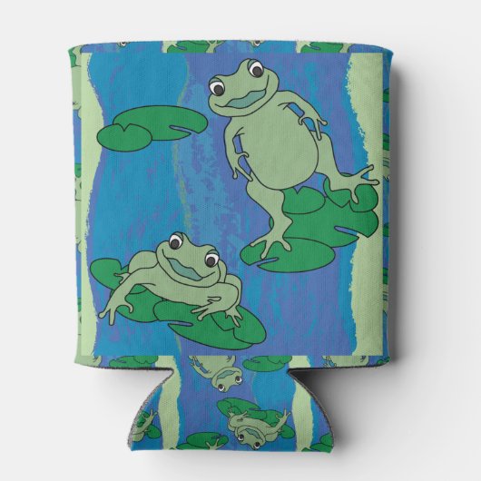 Zwei Froschmuster Dosenkühler (Rückseite)