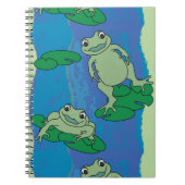 Zwei Froschmuster Notizblock (Vorderseite)