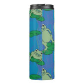 Zwei Froschmuster Thermosbecher (Rückseite)