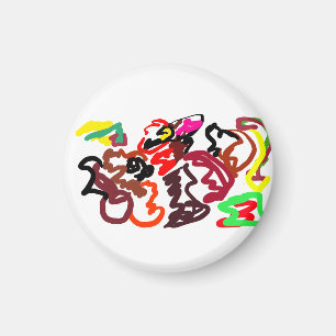 Zwei Füchse Hochzeit Herbst Magnet
