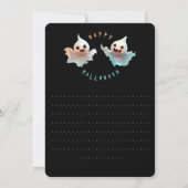 ZWEI FUN GHOSTS EINLADUNG (Rückseite)