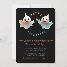 ZWEI FUN GHOSTS EINLADUNG