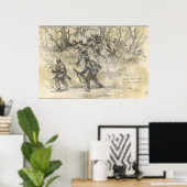 Zwei für die verlassen Flanke Poster (Heimbüro)