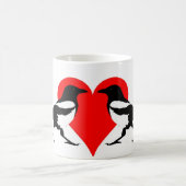 Zwei für Freude Kaffeetasse (Mittel)