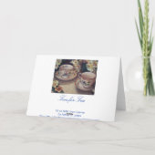 Zwei für Tee Karte (Rückseite)