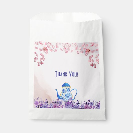 Zwei für zwei Baby-Duschen Geschenktütchen (Vorderseite)